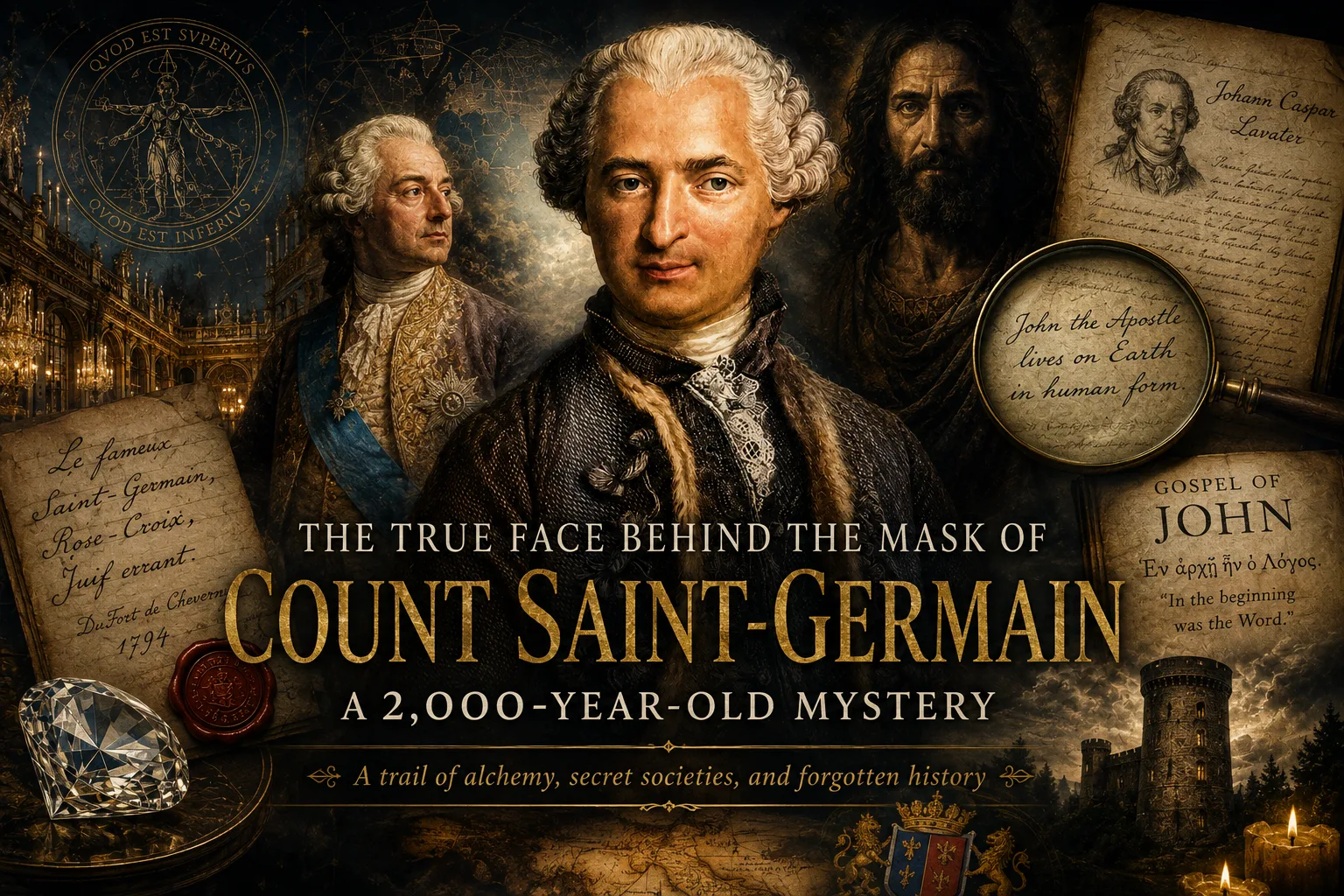A 2,000-Year-Old Mystery: The True Face Behind the Mask of Count Saint-Germain